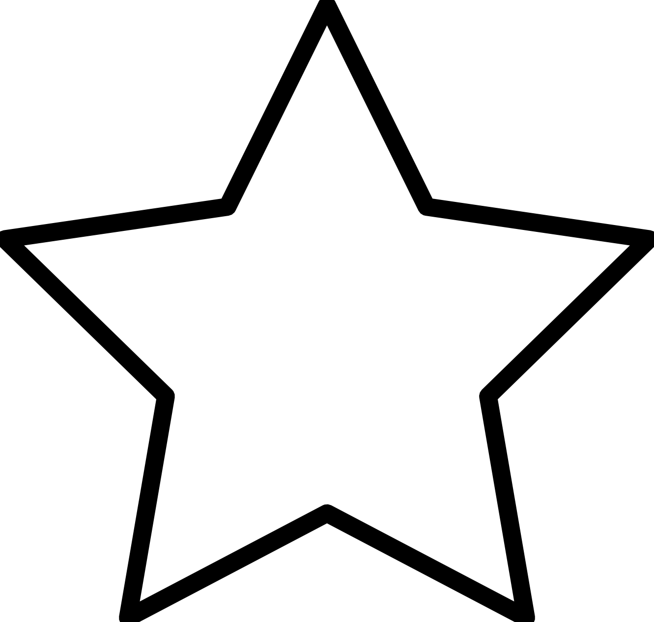 Black And White Star Clip Art - Clipart library