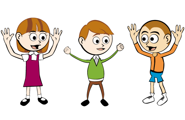 Free Cartoon Children Vector Graphics | Download Free Cartoon 