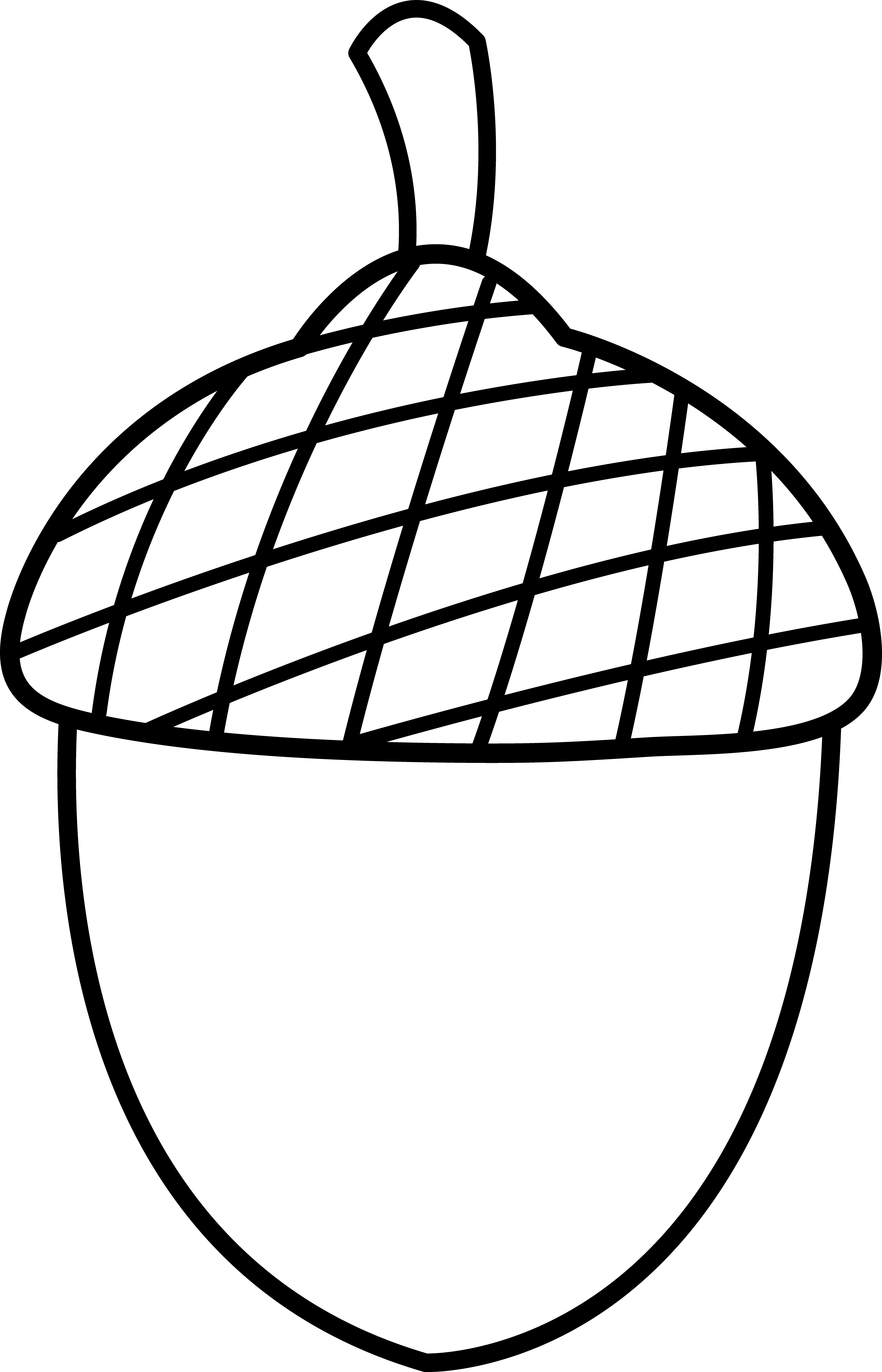 Acorn Clipart Black And White | Clipart library - Free Clipart Images