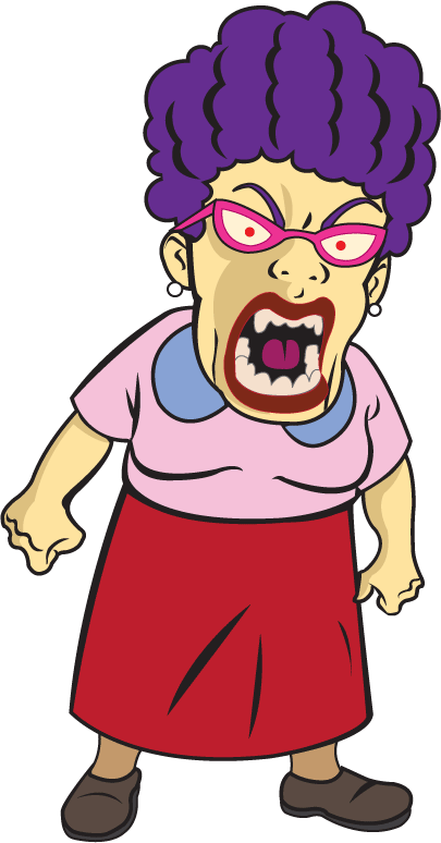 Angry woman | Clipart Fort