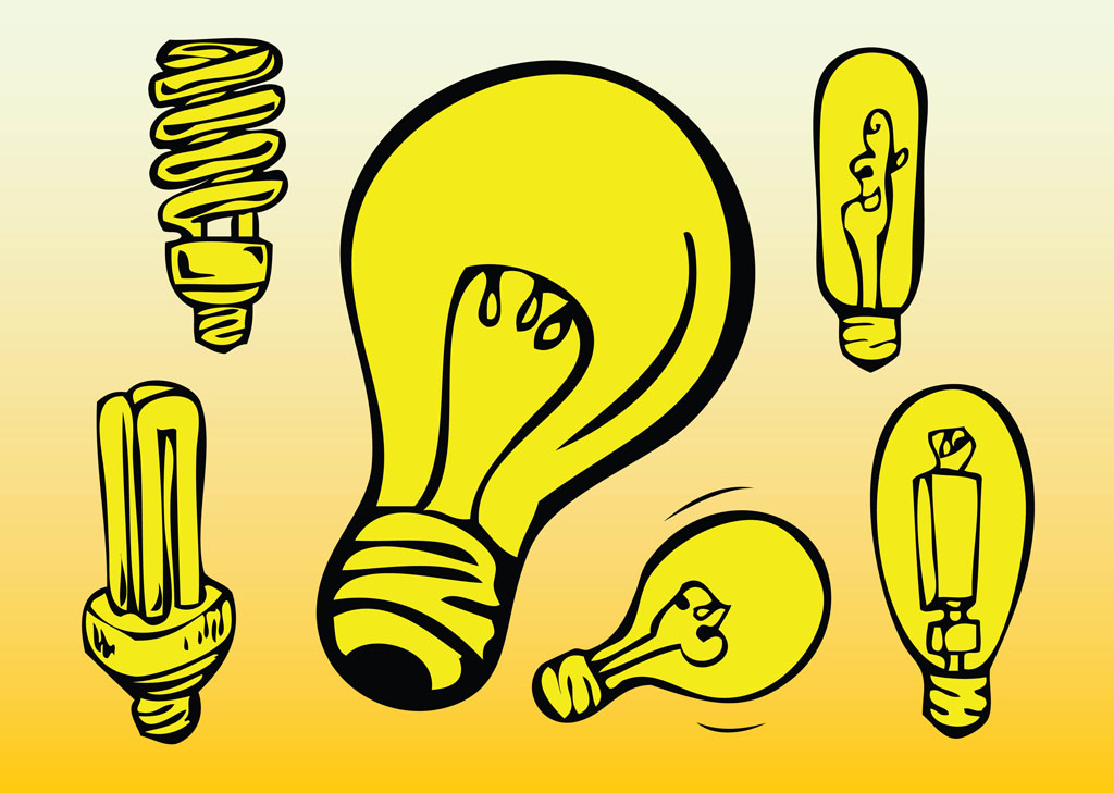 Free Light bulbs Vectors