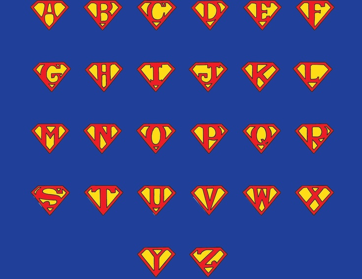 superman letter d