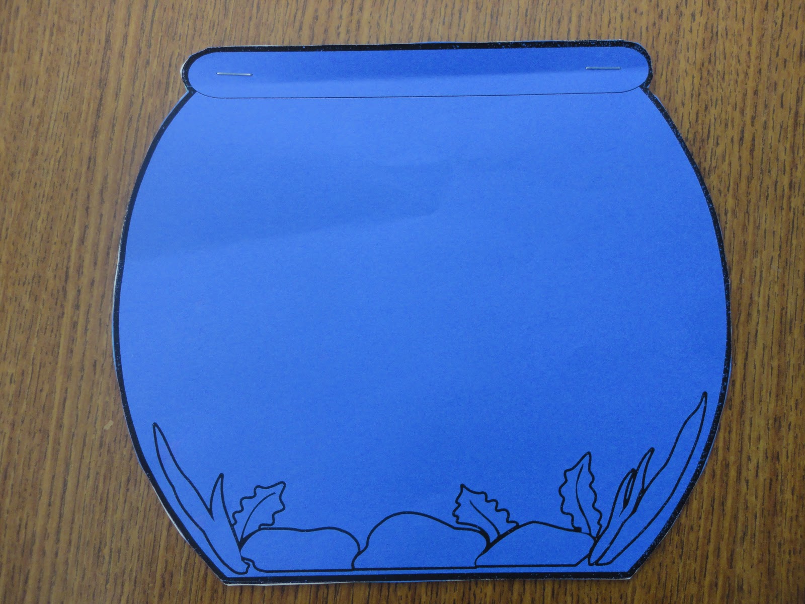 Free Printable Printable Fish Bowl Template / Fish bowl pattern. Use