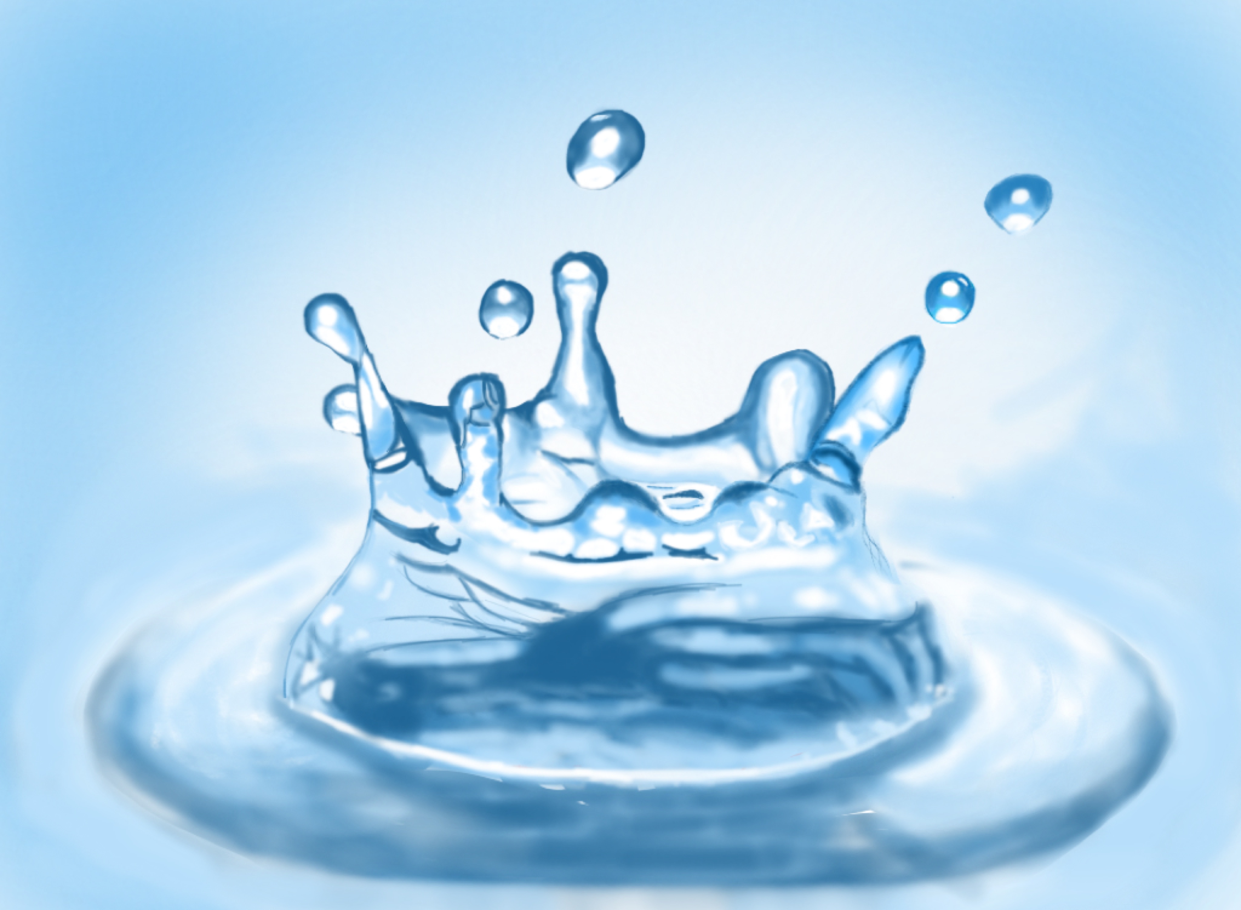 Water Drop Splash Drawing Clip Art Library