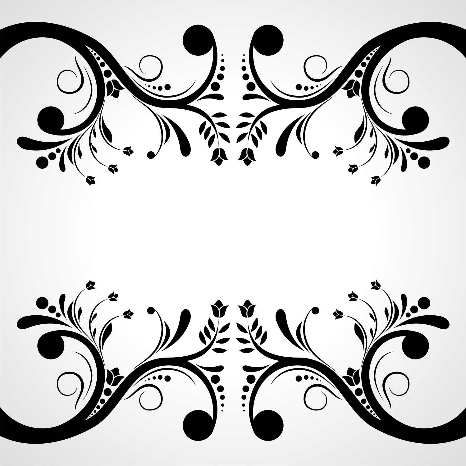 Vector for free use: Flower pattern vector