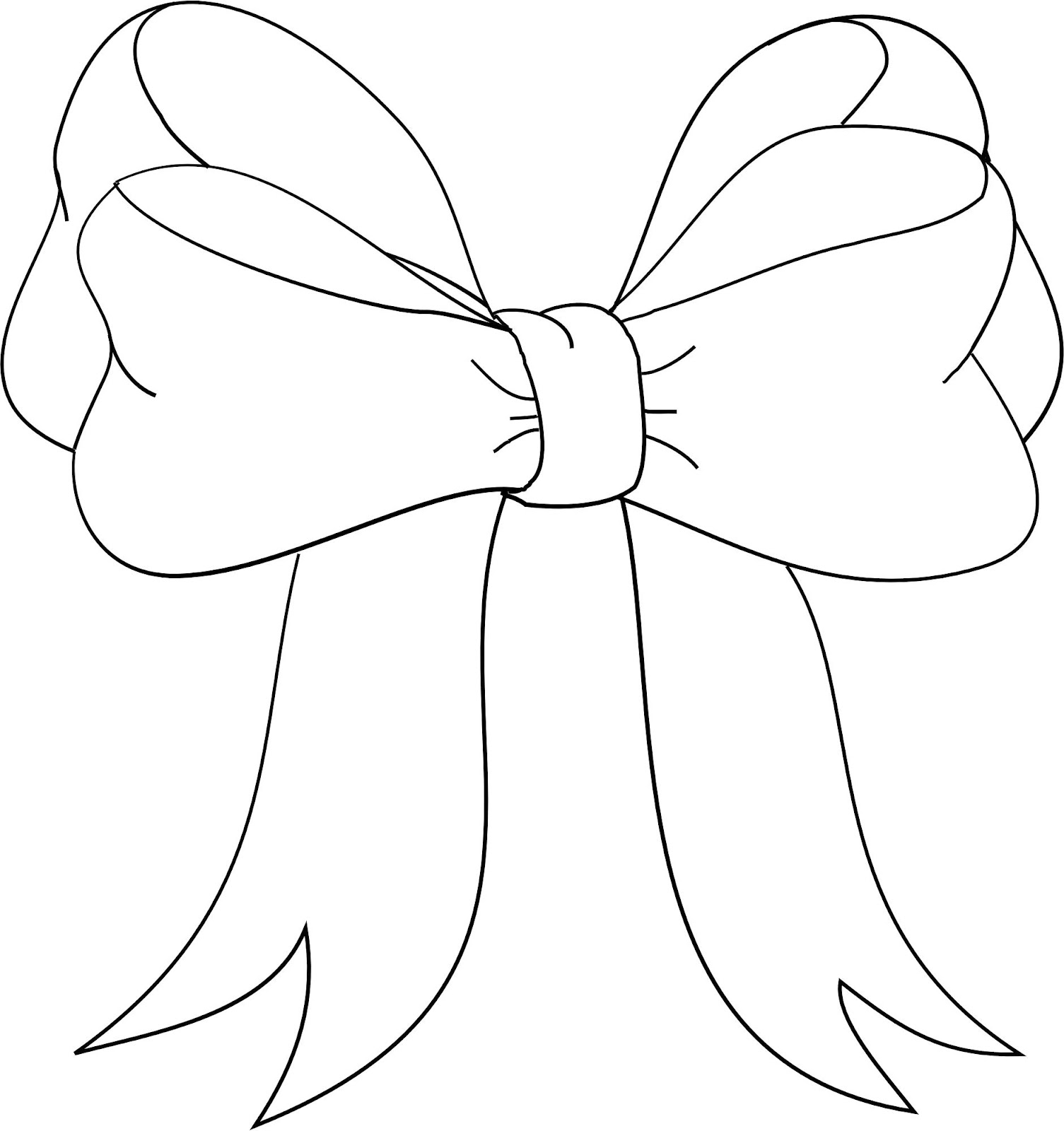 Free Bow Outline, Download Free Bow Outline png images, Free ClipArts