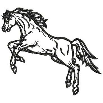 Rearing Horse Outline Download