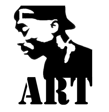 Clipart library: More Like 2pac stencil by ARTpulse
