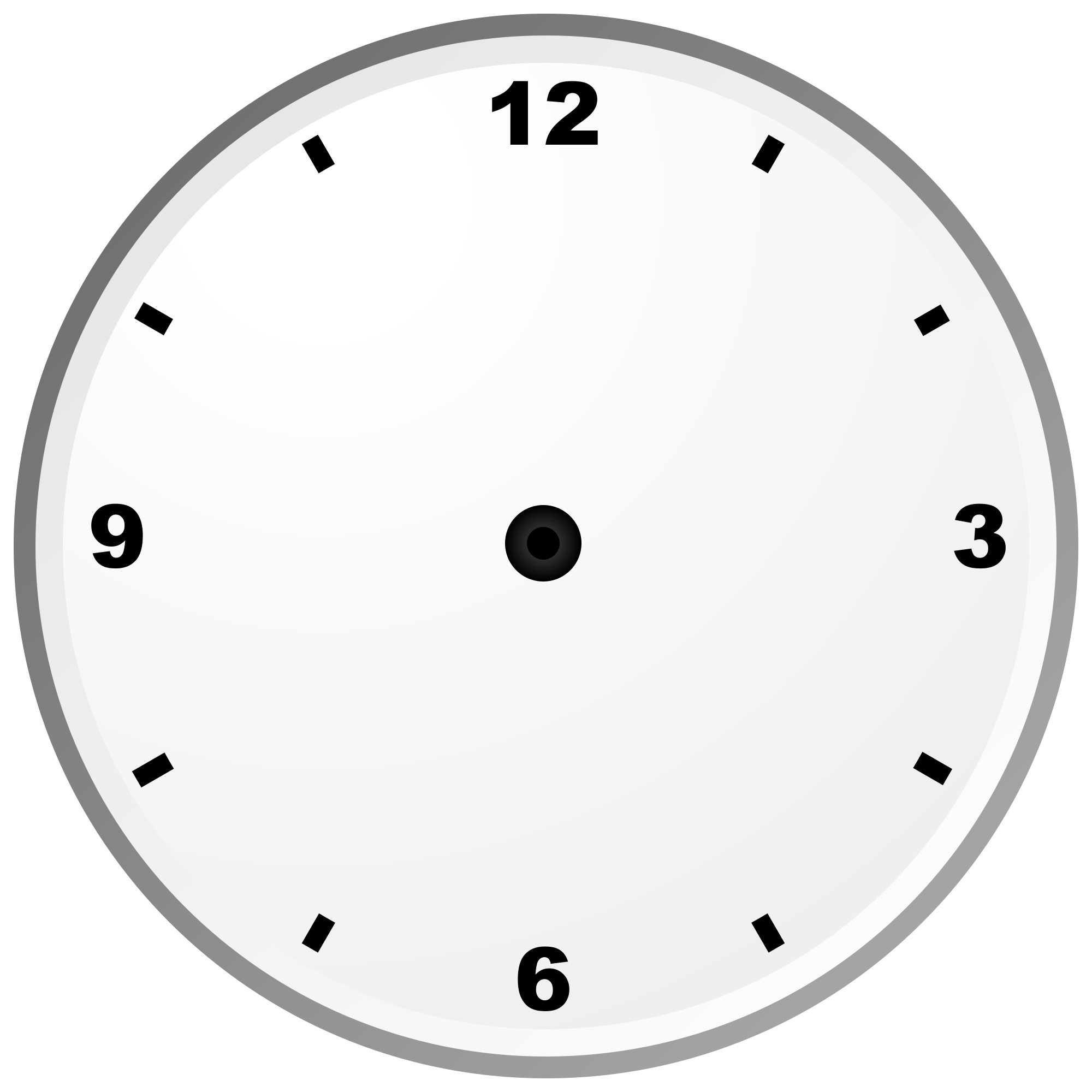 Clock Vector Png Analog Clock Without Numbers Clip Art Library