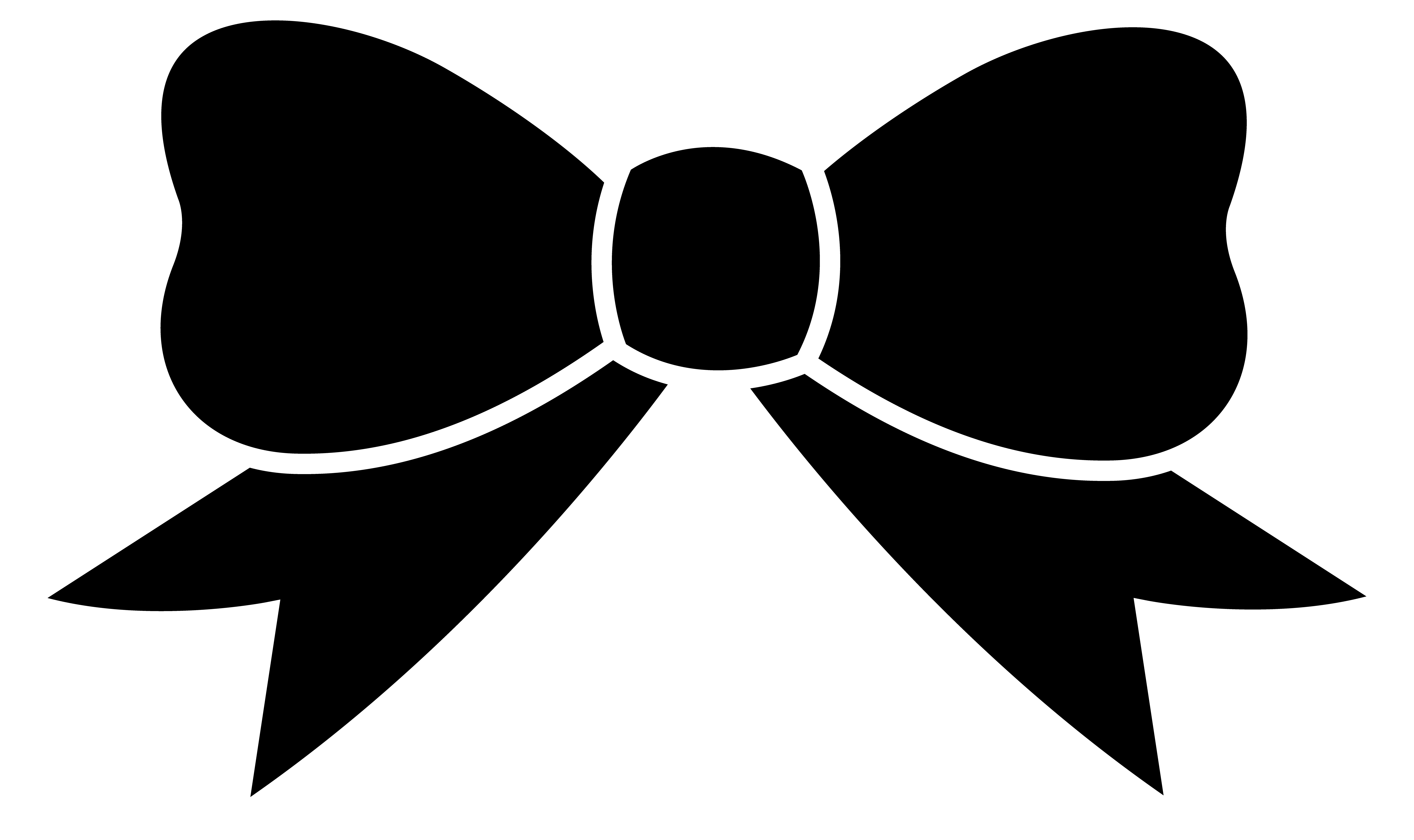 Free Bow Outline, Download Free Bow Outline png images, Free ClipArts