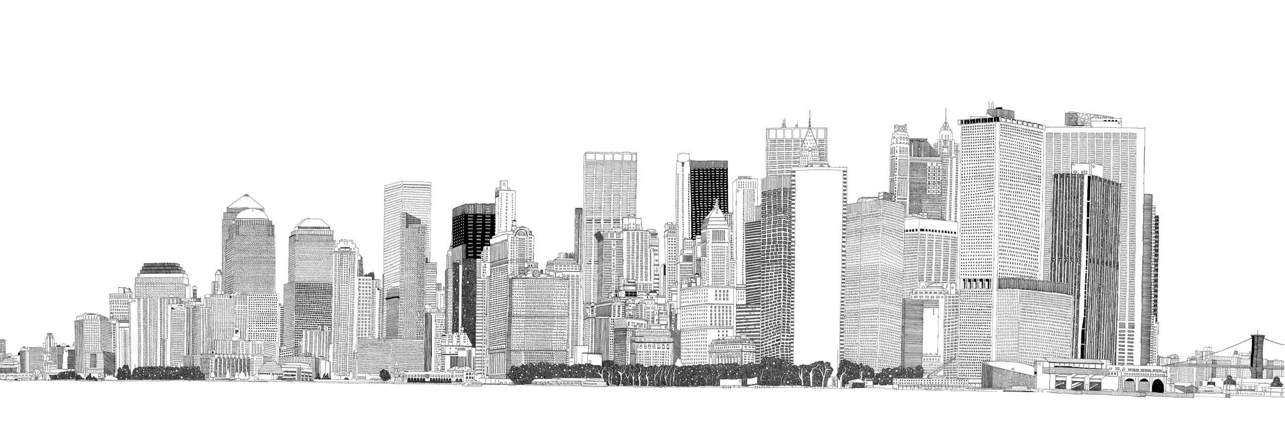free clip art new york skyline - photo #44