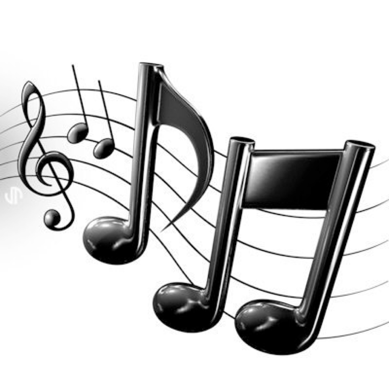 Drawings Of Musical Notes - Clipart library