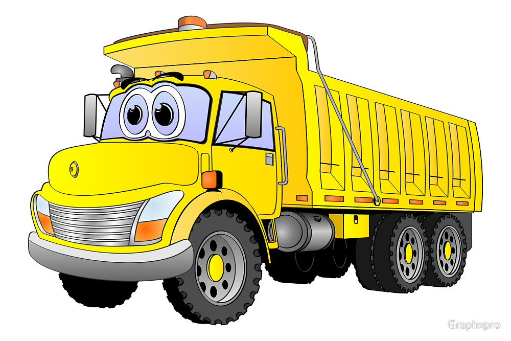cute dump truck cartoon - Clip Art Library