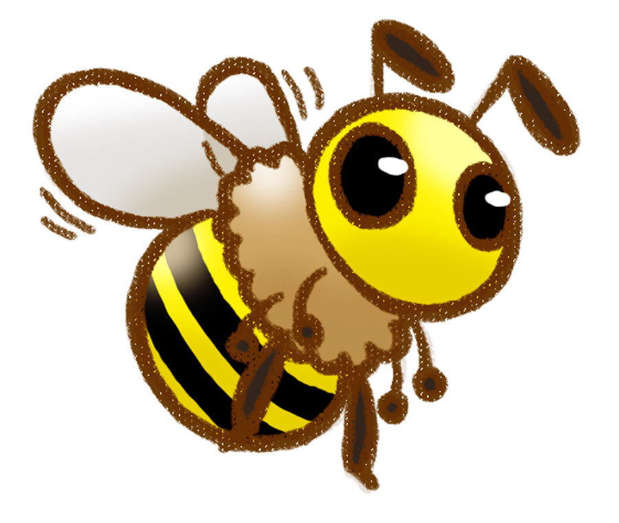 free clipart of honey bees - photo #50