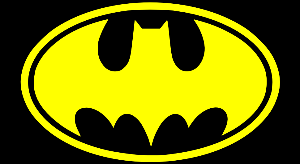 Batman Symbol Coloring Page 