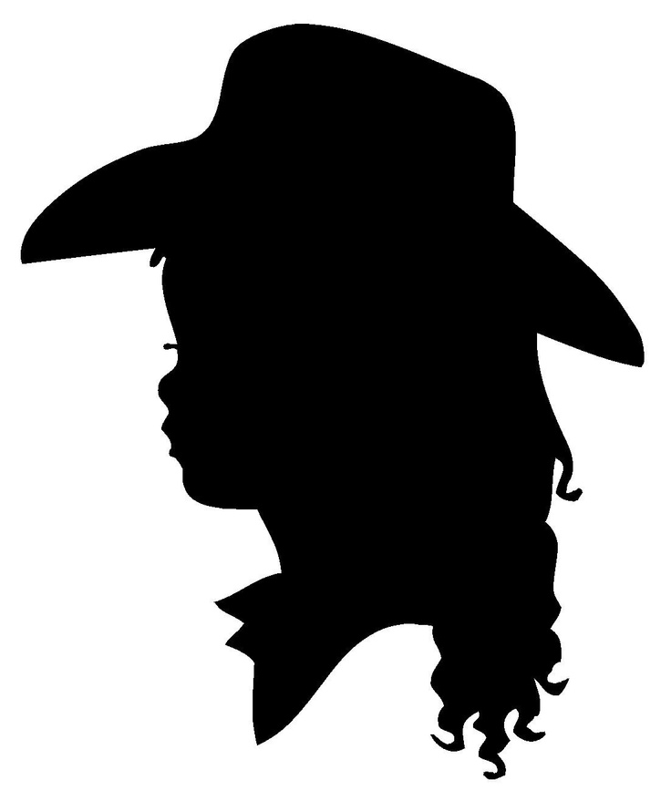 Little Cowboy Cowgirl Silhouette Vinyl Wall Art Decal Sticker