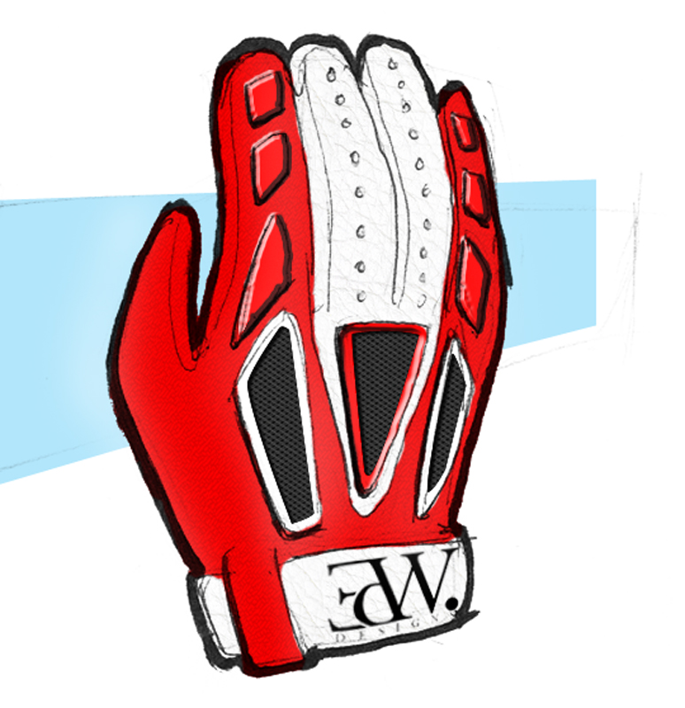 Baseball Glove Sketch