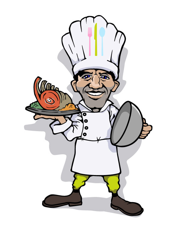 chef clipart picture of a house