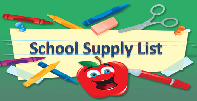 2014-2015 Supply List | Schrader Elementary School