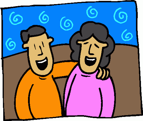 couple laughing 3 clipart - couple laughing 3 clip art