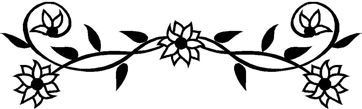 Free Black And White Flower Border Download Free Black And White Flower Border Png Images Free 