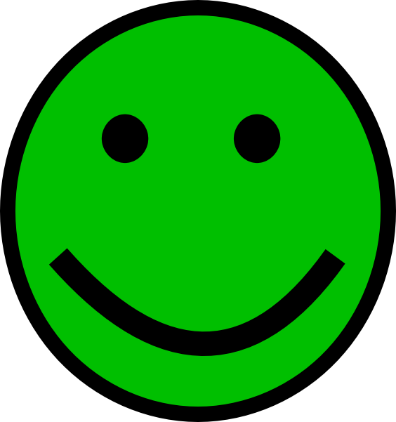 Green Smiley Face clip art - vector clip art online, royalty free 