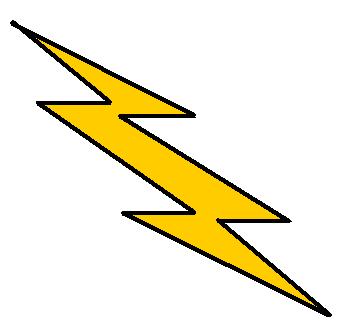 Clip Art Lightning Bolt 