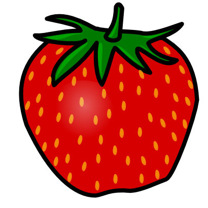 Pix For  Strawberries Clip Art