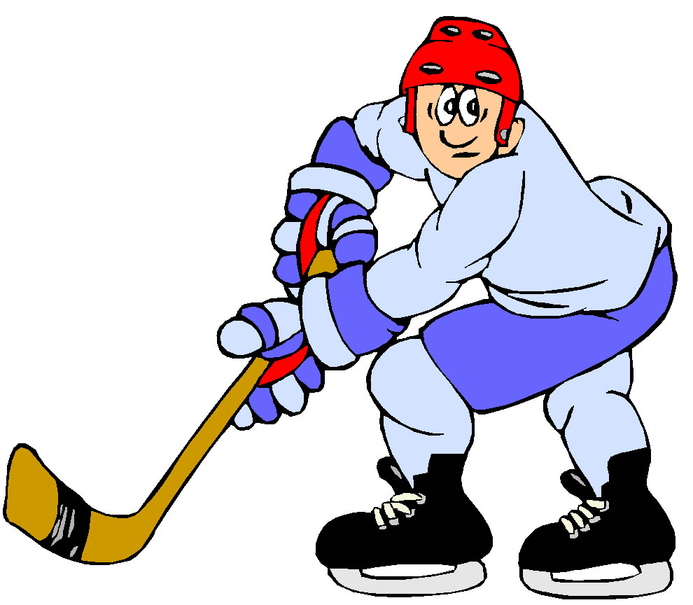 Ice Hockey Clip Art / HOCKY040.