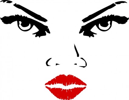 Woman Eyes clip art Vector clip art - Free vector for free download