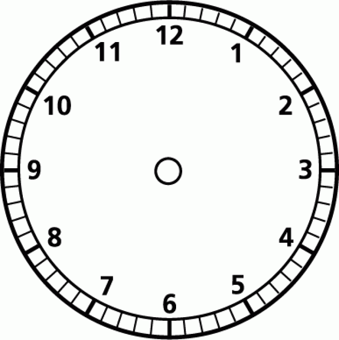 free clipart blank clock face