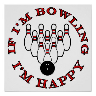 Funny Bowling Posters, Funny Bowling Prints, Art Prints, Poster 
