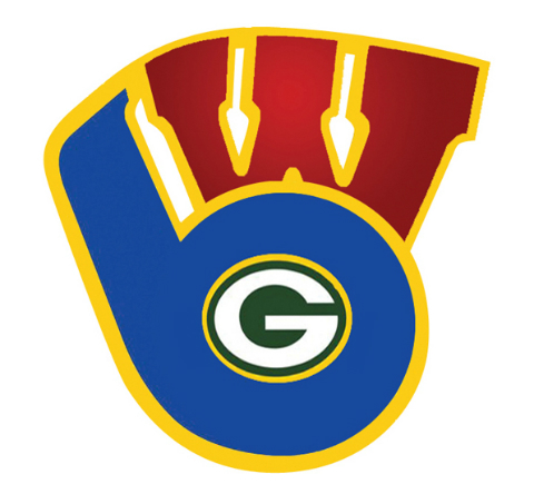 Packers, Bucks and Brewers Logo Total Packers