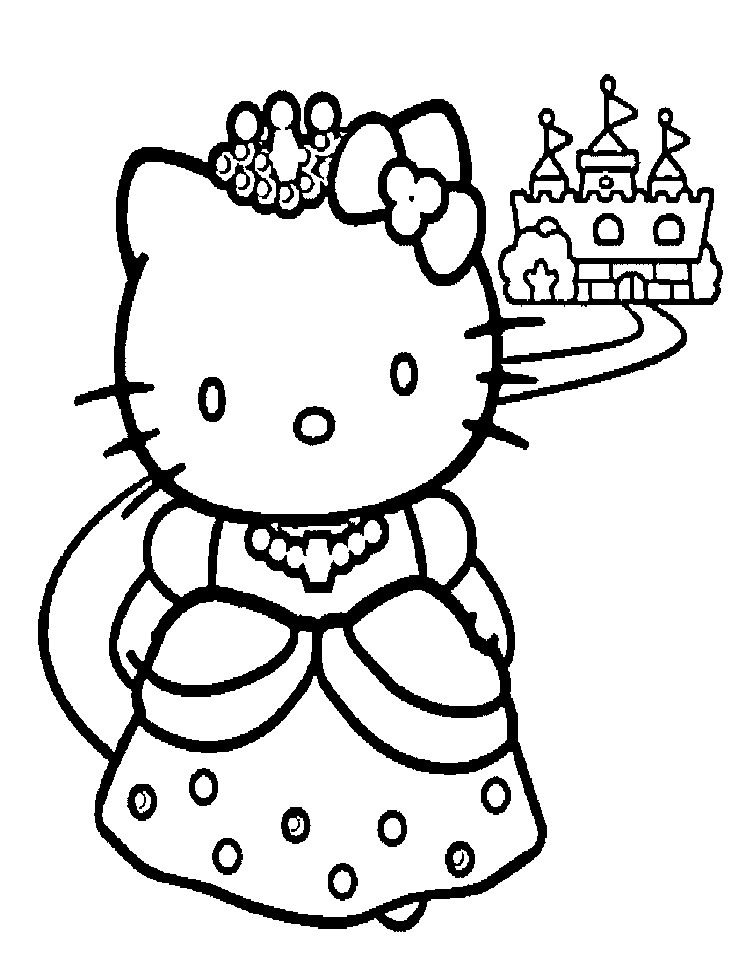 Gambar Kitty Pink Clipart Library Clip Art Black White Format