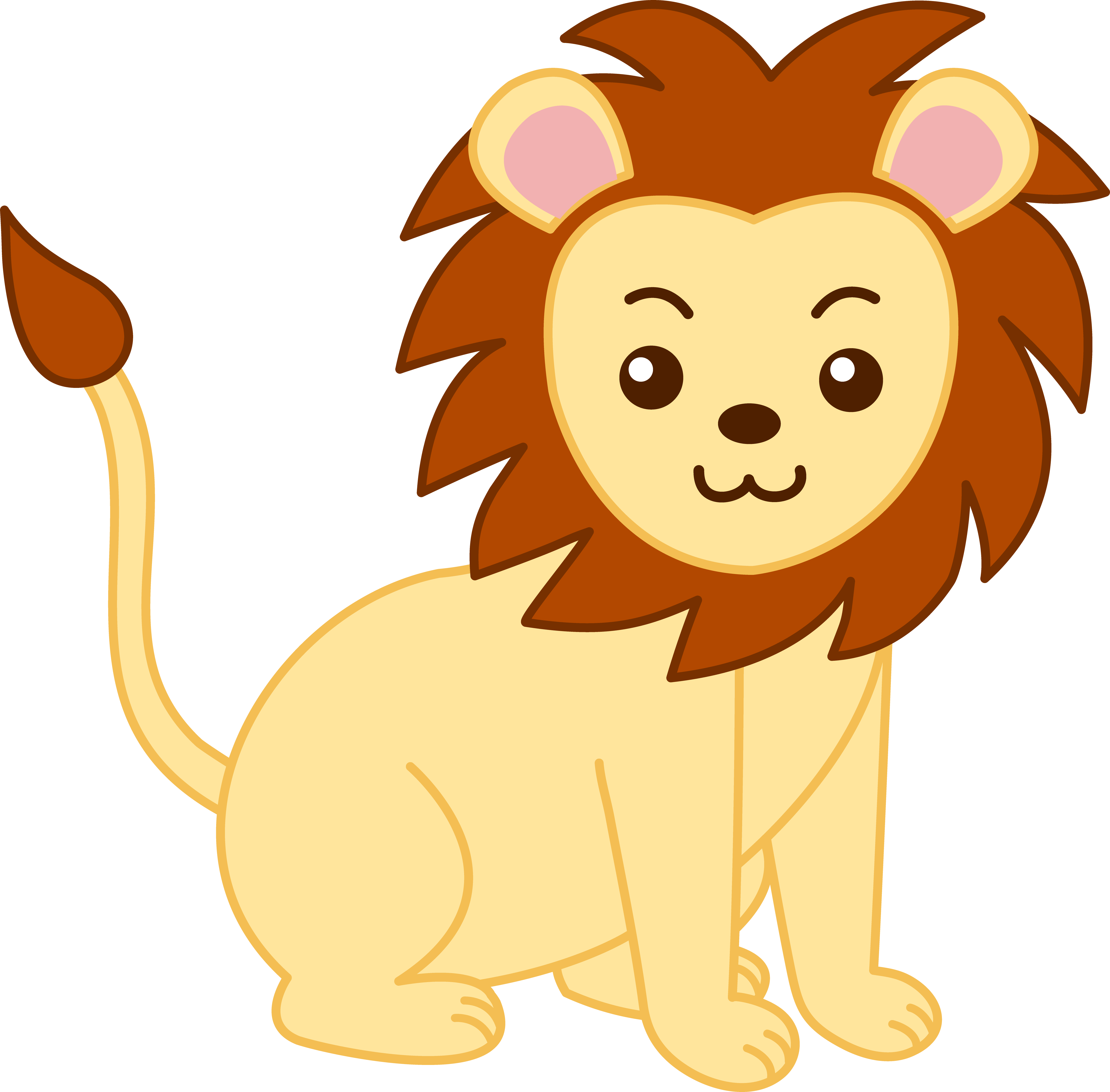 Cute Lion Head Clipart | Clipart library - Free Clipart Images
