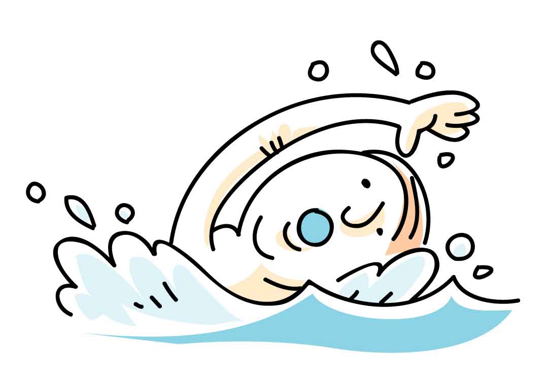 Free Cartoon Girl Swimming, Download Free Cartoon Girl Swimming png images,  Free ClipArts on Clipart Library