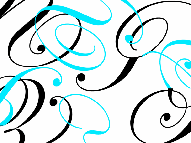 Swirls Blue Black Design 1 Graphic and Picture | Imagesize: 47 