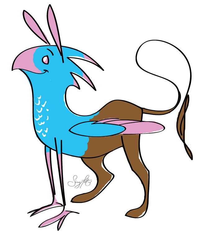 Cotton Candy Colored Griffin by lilowlaroo on Clipart library