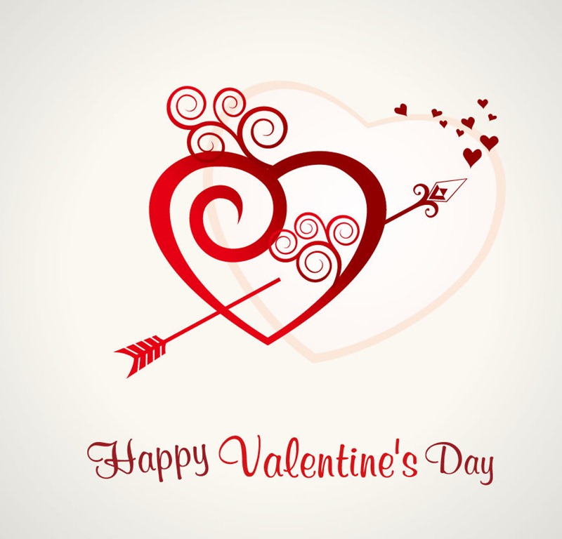 Heart Valentines Day background | Free Vector Graphics | All Free 