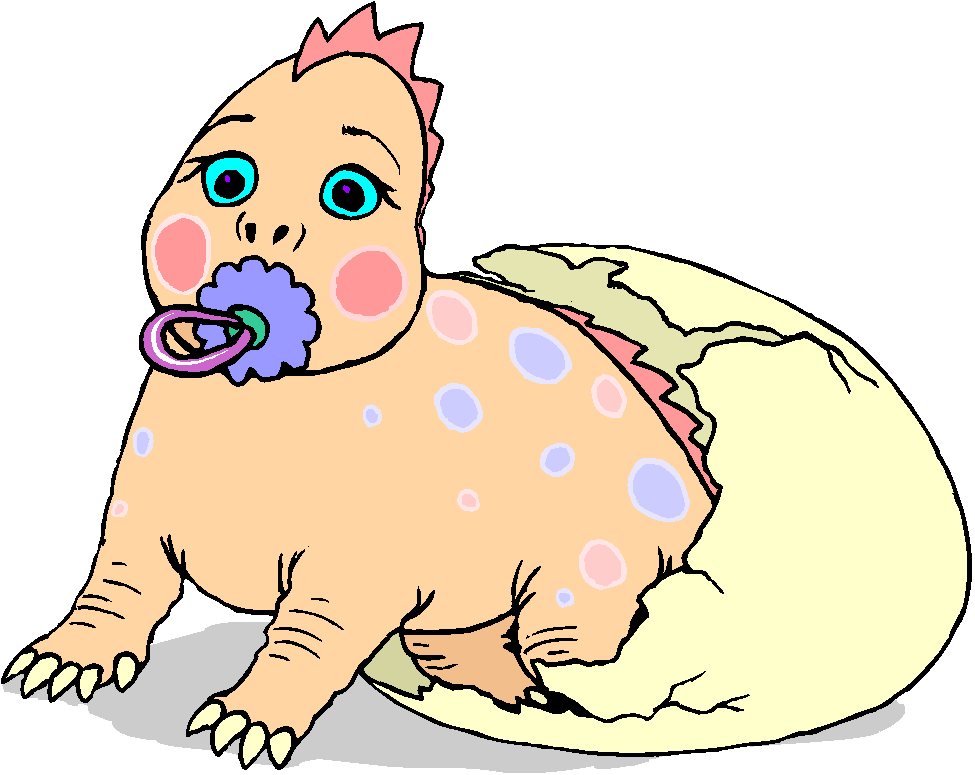 Funny Baby Dinosaurs Free Clipart From Microsoft Download 