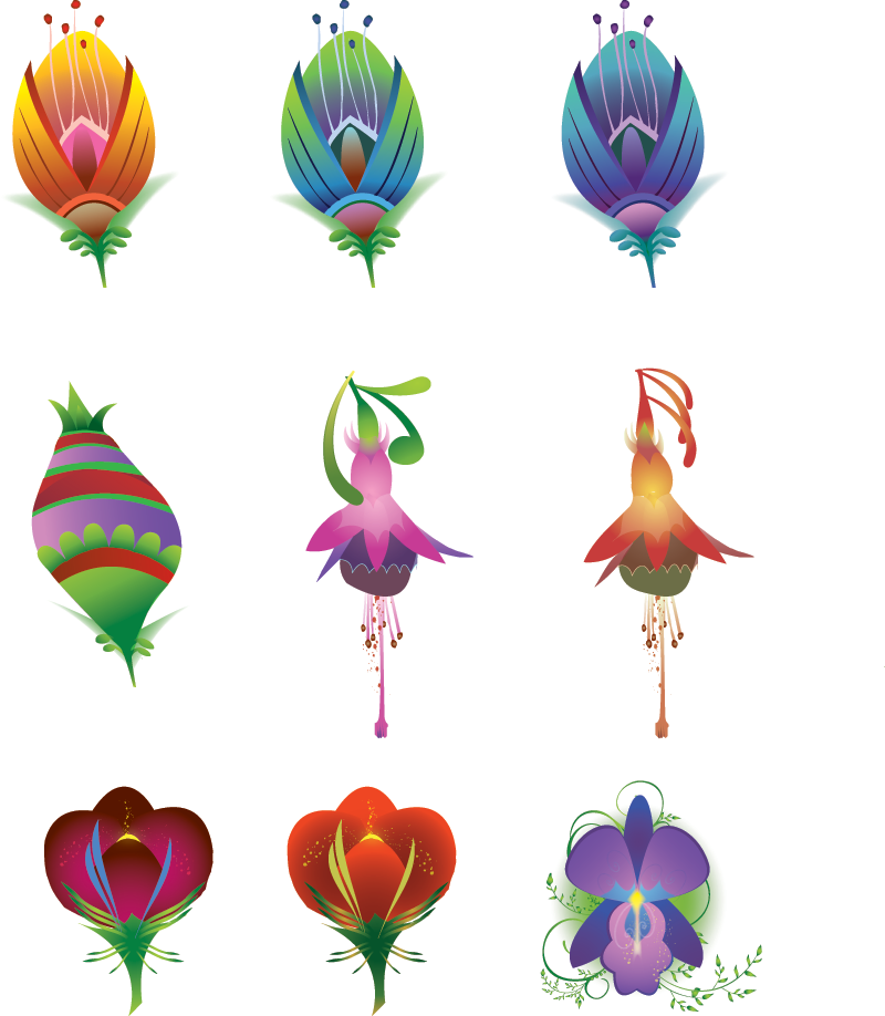 Browse All Flower Vectors