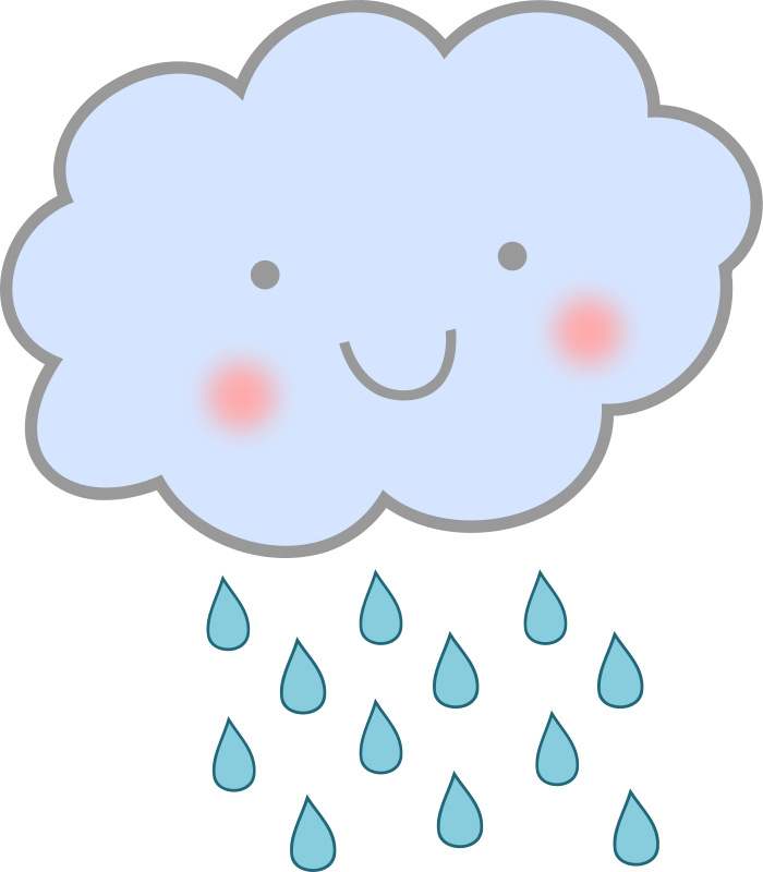 Cute Rain Cloud Cartoon Images  Pictures - Becuo