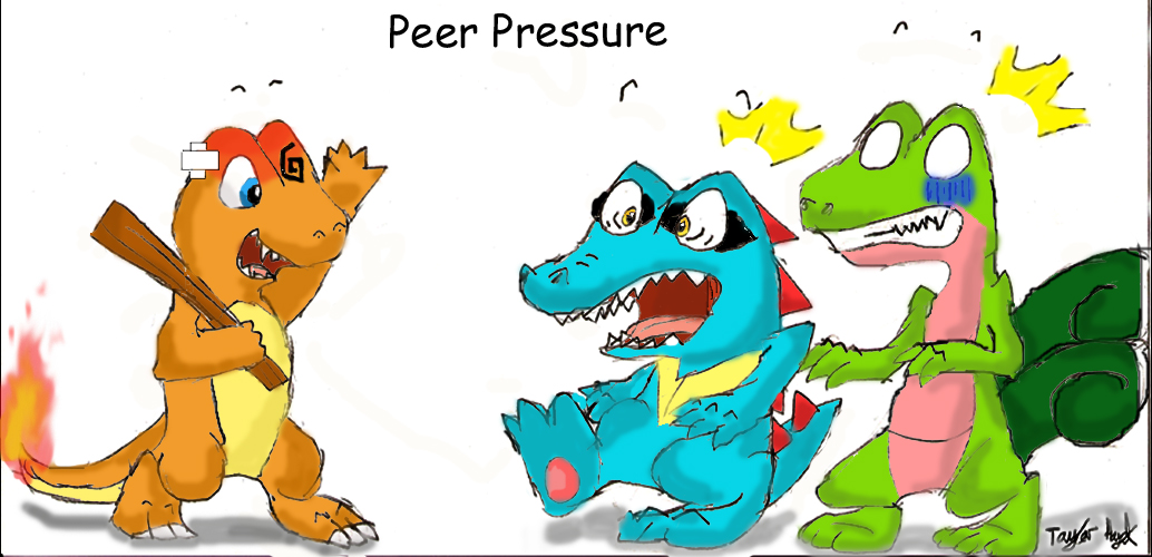 positive peer pressure clipart