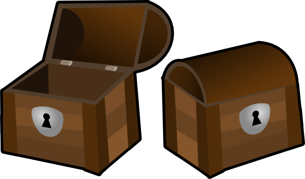 Treasure Chest Outline - Clipart library