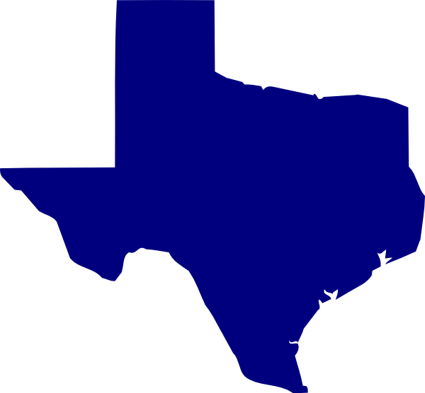 Blue Texas clip art - vector clip art online, royalty free 