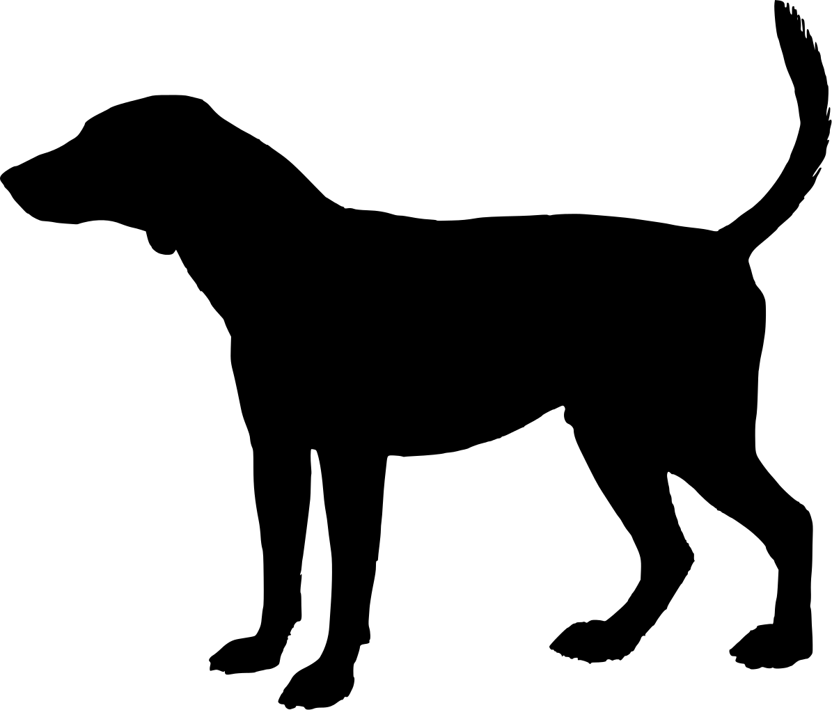 Free Dog Head Silhouette, Download Free Clip Art, Free