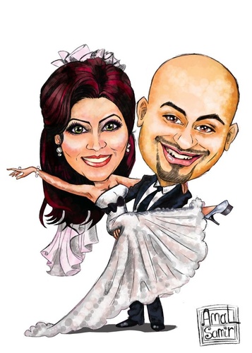 Wedding By Amal Samir | Love Cartoon | TOONPOOL