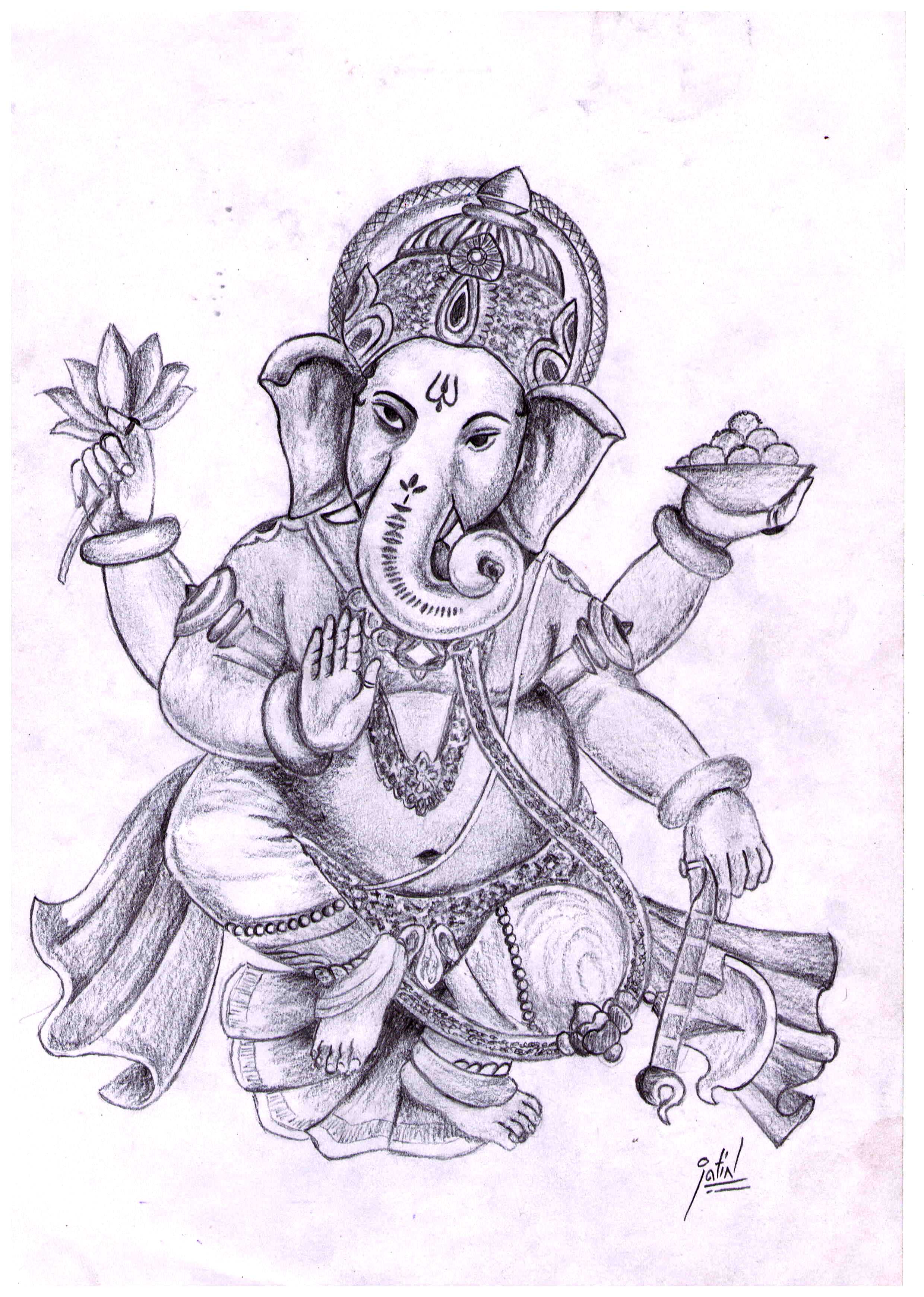 Free God Ganesh Drawings, Download Free Clip Art, Free ...