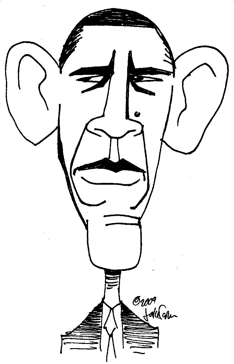 Сатирический портрет 6 класс Обама