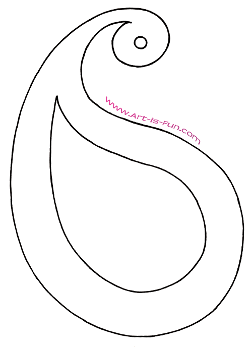 How to Draw Paisley: A Fun Easy Step-by-Step Drawing Lesson ? Art 